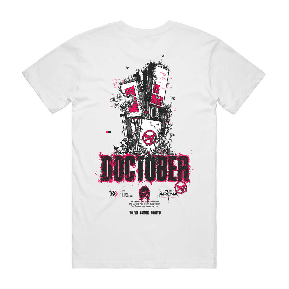 Violence. Screams. Momentum. Tee